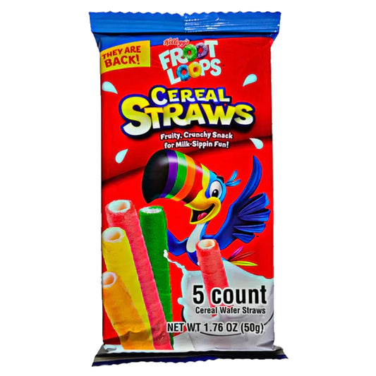 Fruit Loops Cereal Straws | 13 x 50g