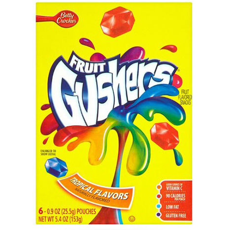 Fruit Gushers Tropical Flavors | 10 x 136g