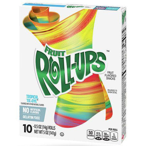 Fruit Roll-Ups Tropical Tie-Dye | 10 x 141g