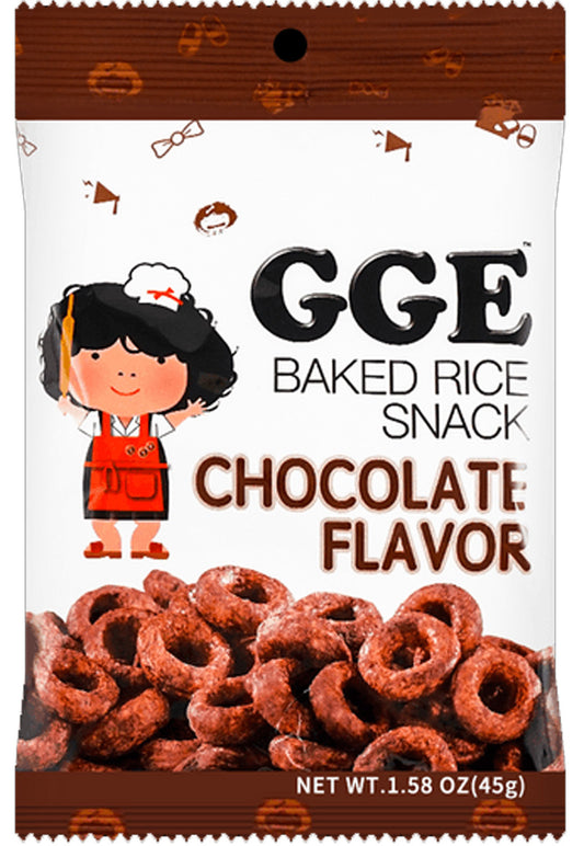 GGE Baked Rice Snack Choco Flavor | 15 x 40g