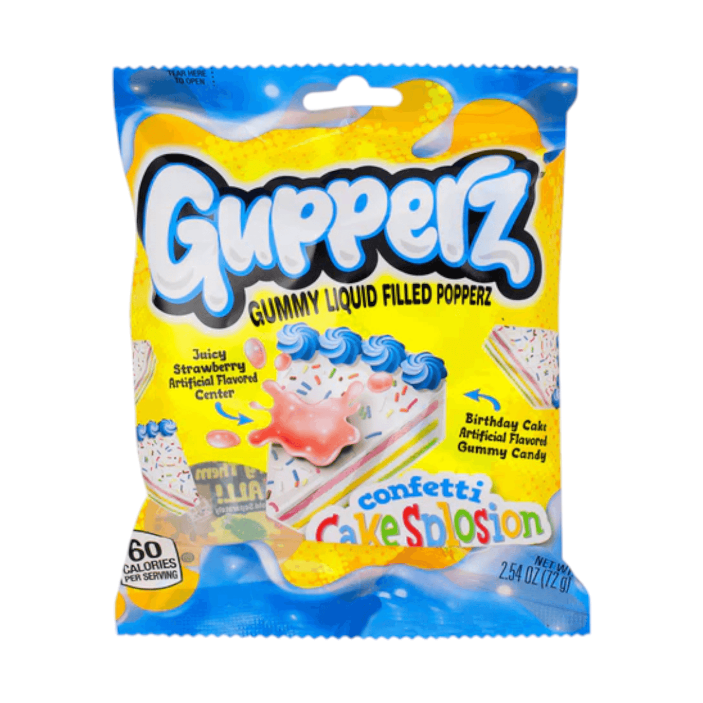 Gupperz Confetti Cakesplosion Peg Bag | 12 x 72gr