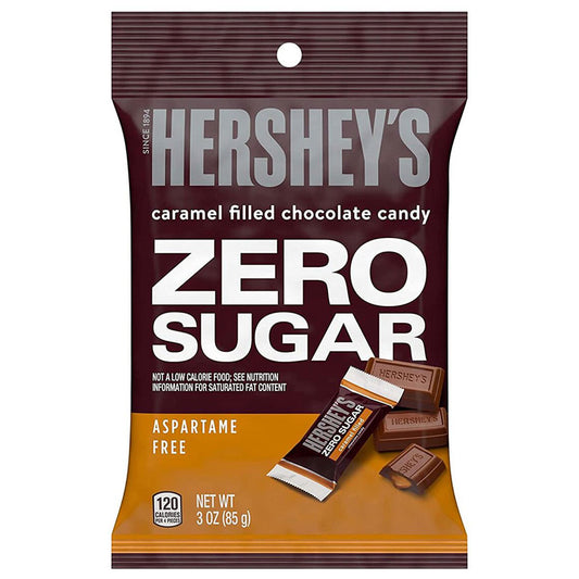 Hersheys Zero Sugar Chocolate with Caramel | 12 x 85g