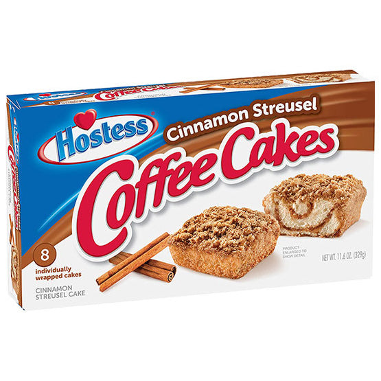 Hostess Coffee Cakes Cinnamon Streusel | 6 x 329g