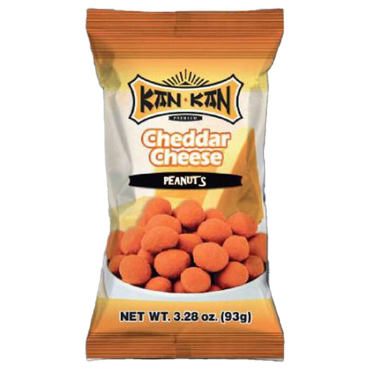 Kan Kan Cheddar Cheese Peanuts 14 x 93g Candybrands