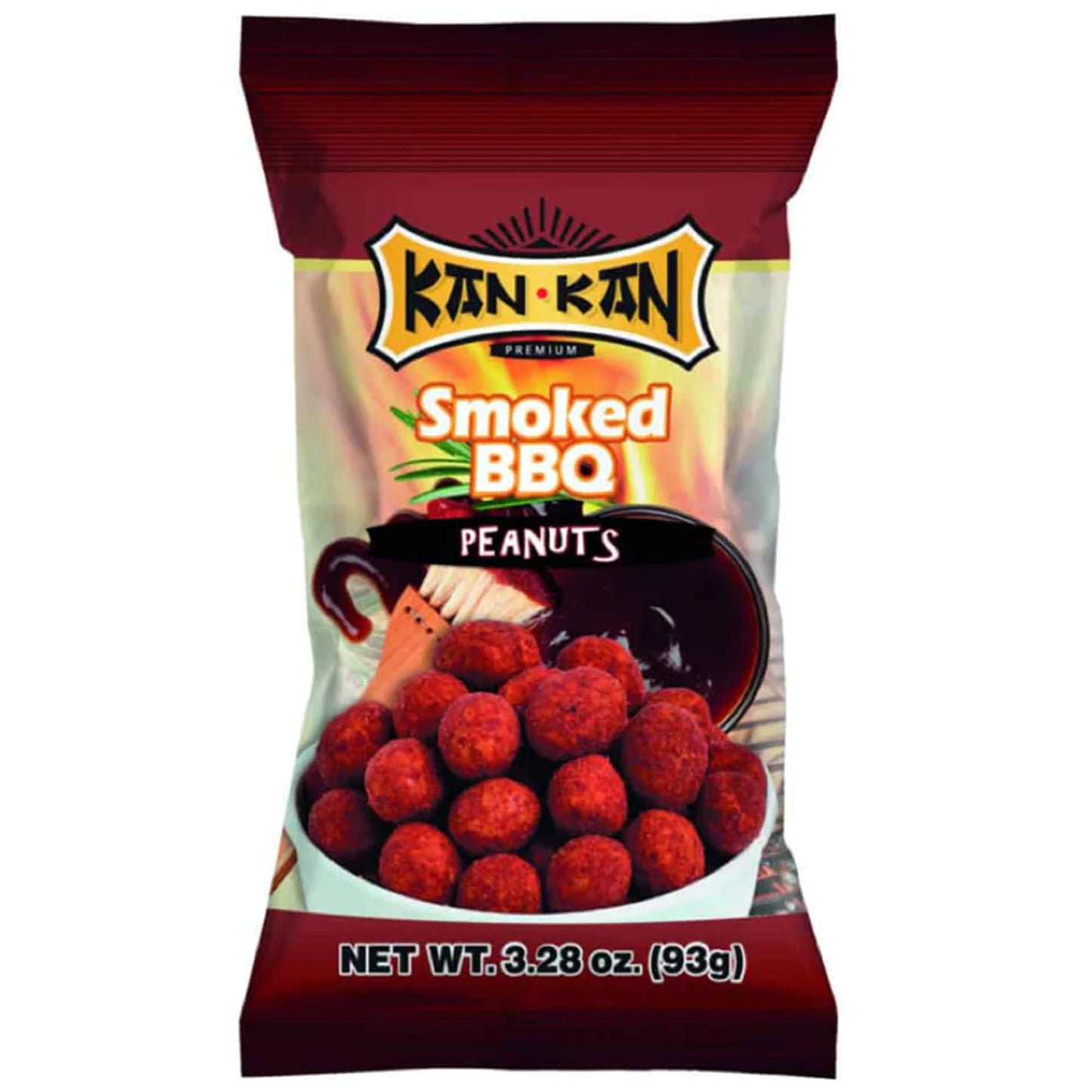 Kan Kan Smoked BBQ Peanuts | 14 x 93g