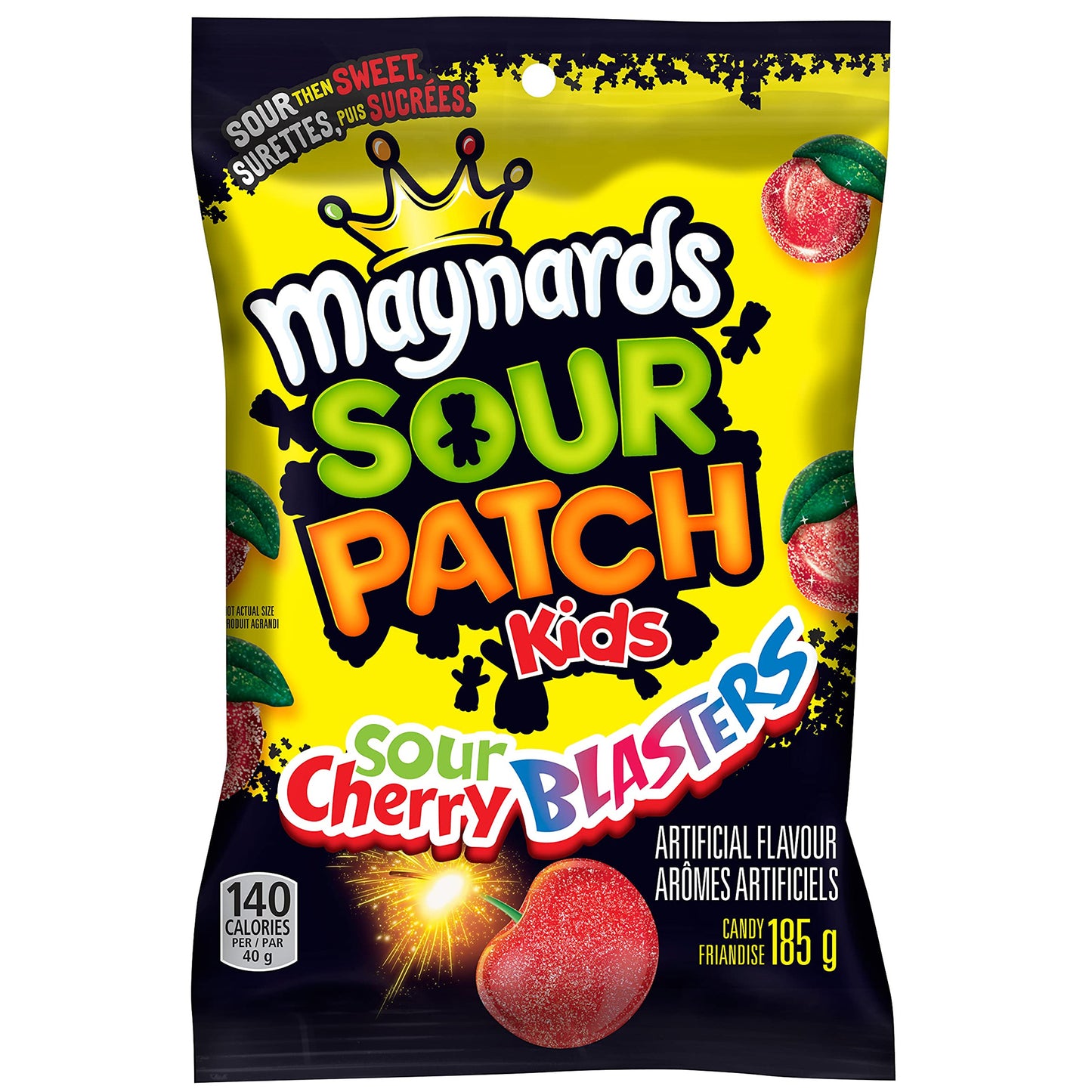 Maynards Sour Patch Kids Sour Cherry Blasters | 12 x 185g