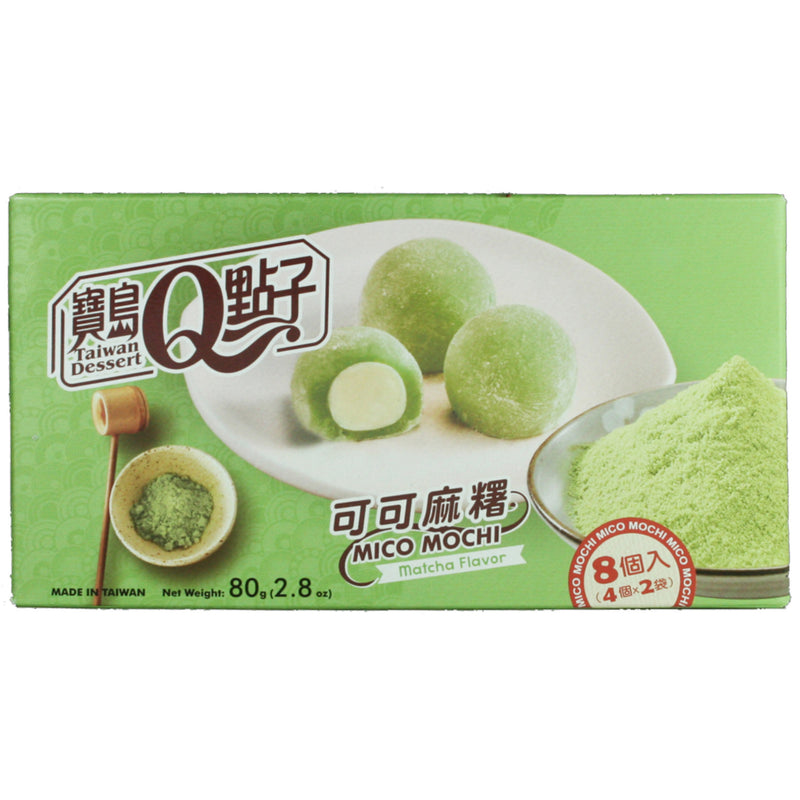 TaiwanDesserts Mochi Matcha Flavour | 24 x 80g