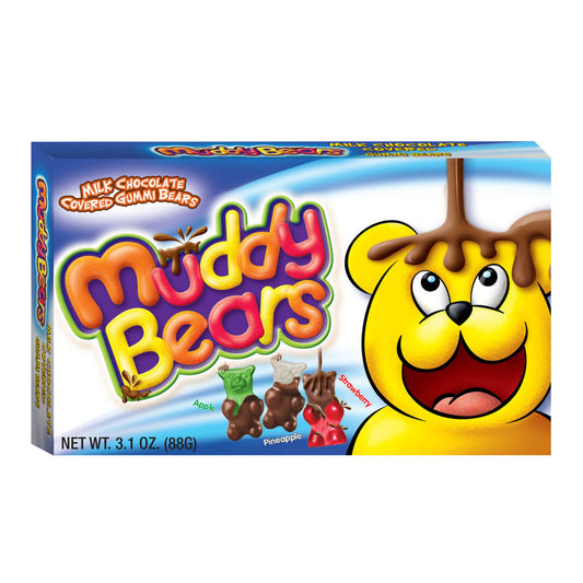 Muddy Bears Milk Chocolate Covered Gummi Bears | 12 x 88g