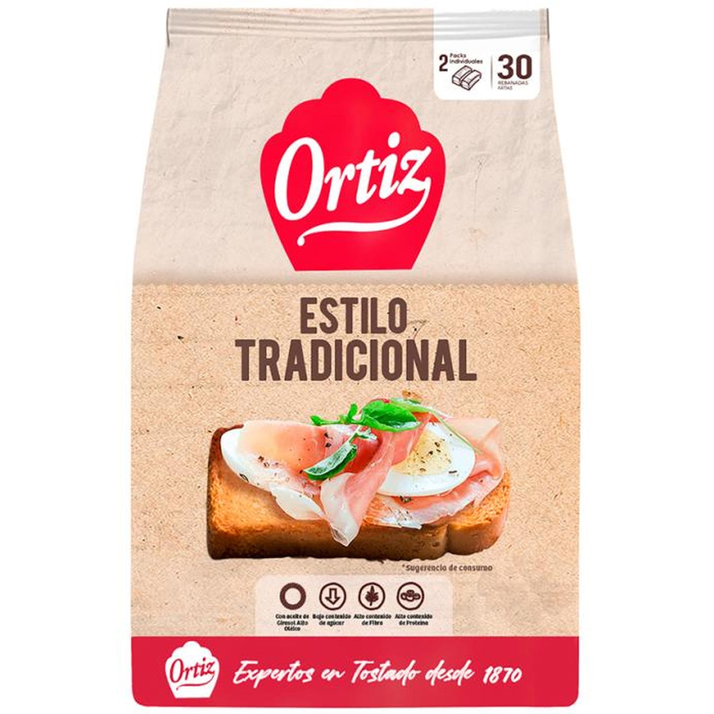 Ortiz Biscote (Zwieback) | 12 x 324g