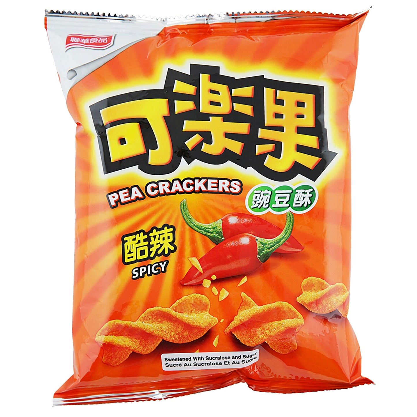 Koloko Pea Crackers Twists Hot Sour | 12 x 175g