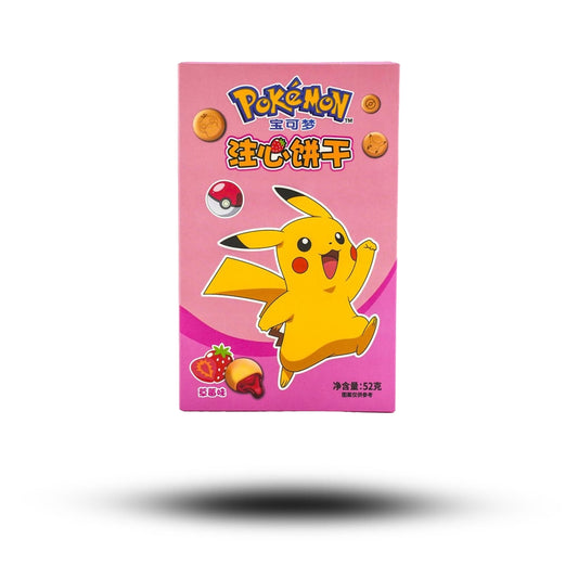 Pokémon Filled Cookies Strawberry Asia | 48 x 52g