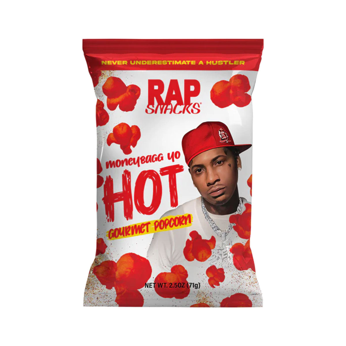 Rap Snacks MoneyBagg Yo Hot Gourmet Popcorn | 24 x 71g