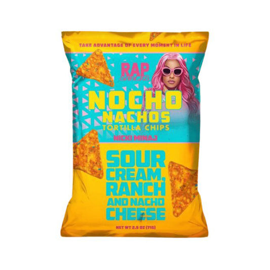 Rap Snacks Nacho Nachos Nicki Minaj Tortilla Chips | 24 x 71g