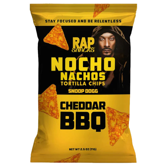 Rap Snacks Snoop Dogg Cheddar BBQ Nocho Nachos | 24 x 71g