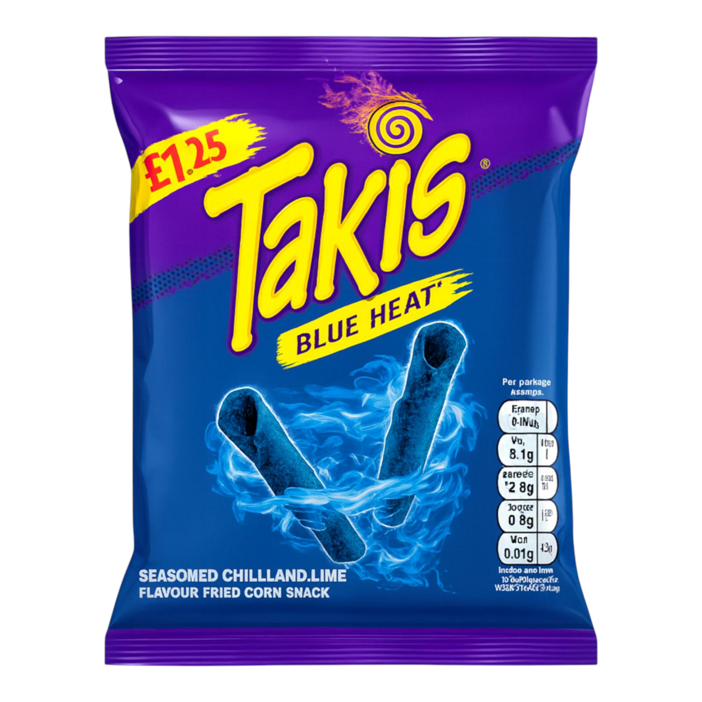 Takis Blue Heat Crisps | 21 x 55gr