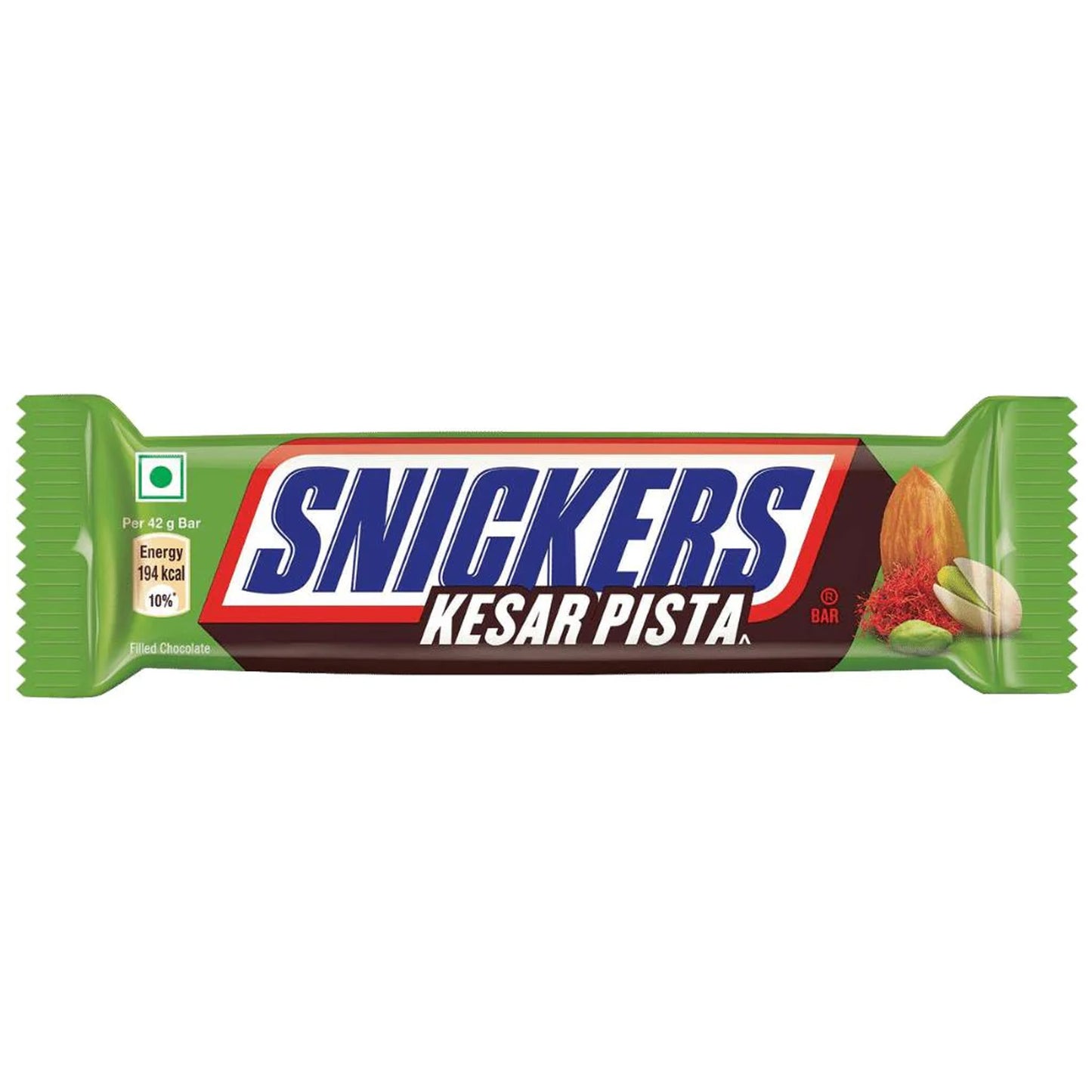 Snickers Kesa Pista (Pistazie, Mandel, Safran) | 15 x 42g