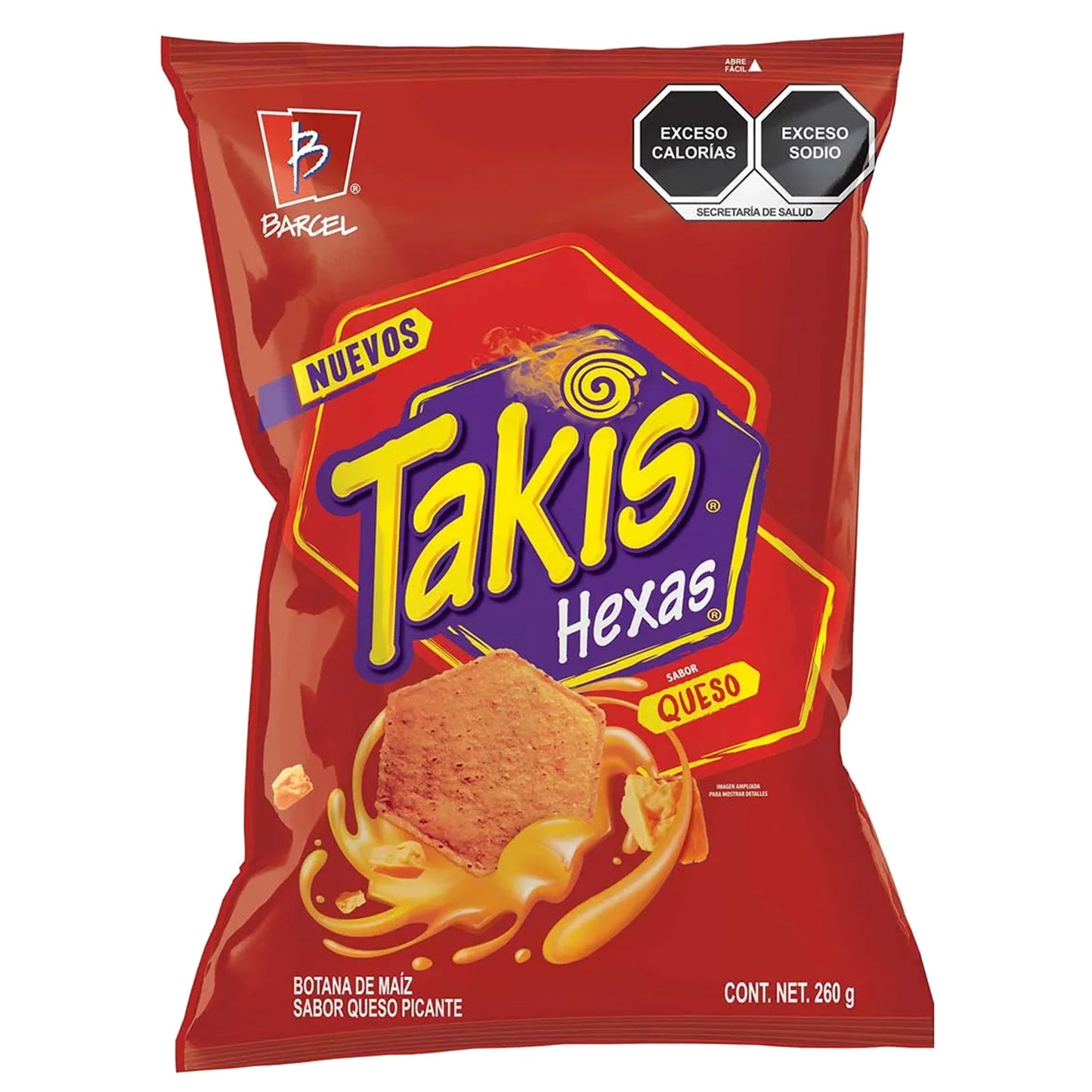 Takis Hexas Queso | 8 x 260g