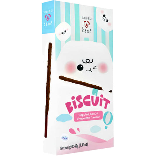 Tokimeki Biscuit Stick Popping Candy Flavour | 40 x 40g
