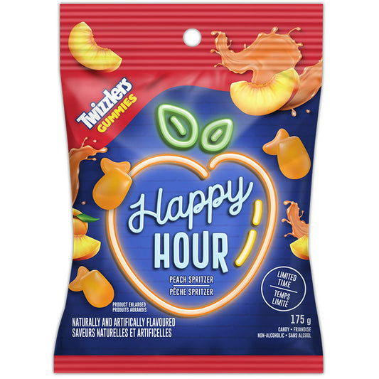 Twizzler Happy Hour Peach Spritzer Gummies | 10 x 175g