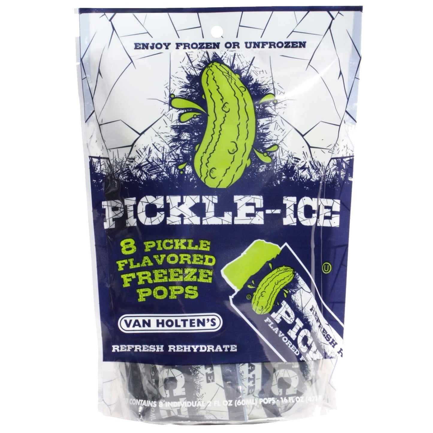 Van Holtens Pickle Freezer Pops | 6x8x60ml