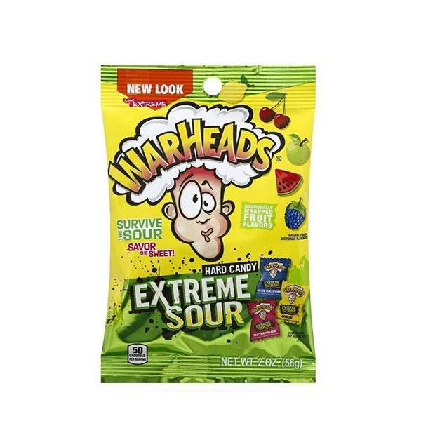Warheads Extreme Sour Hard Candy | 12 x 56g