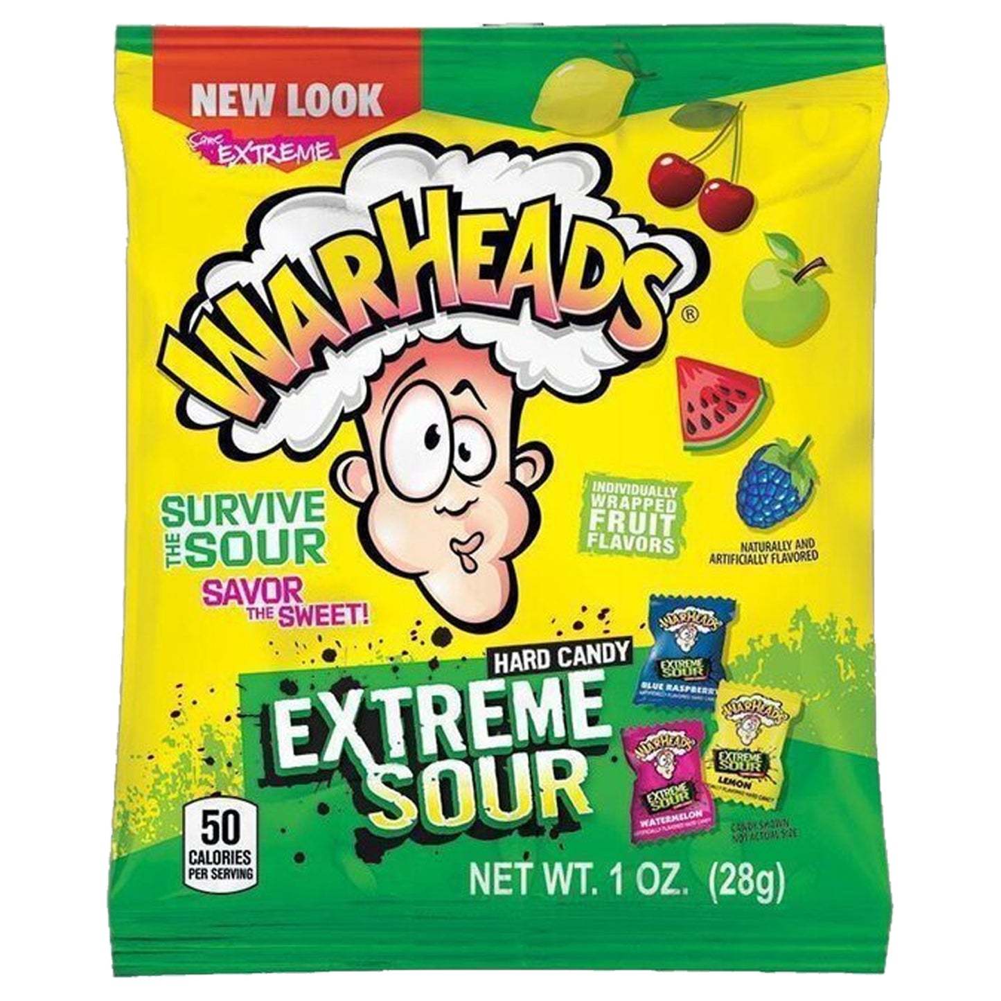 Warheads Extreme Sour Hard Candy | 12 x 28g