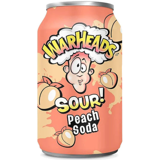 Warheads Sour Peach Soda | 24 x 330ml