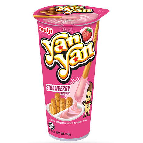 Yan Yan Strawberry Flavour | 10 x 50g