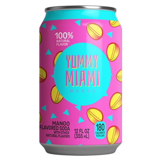 Yummy Miami Soda Mango | 24 x 355ml