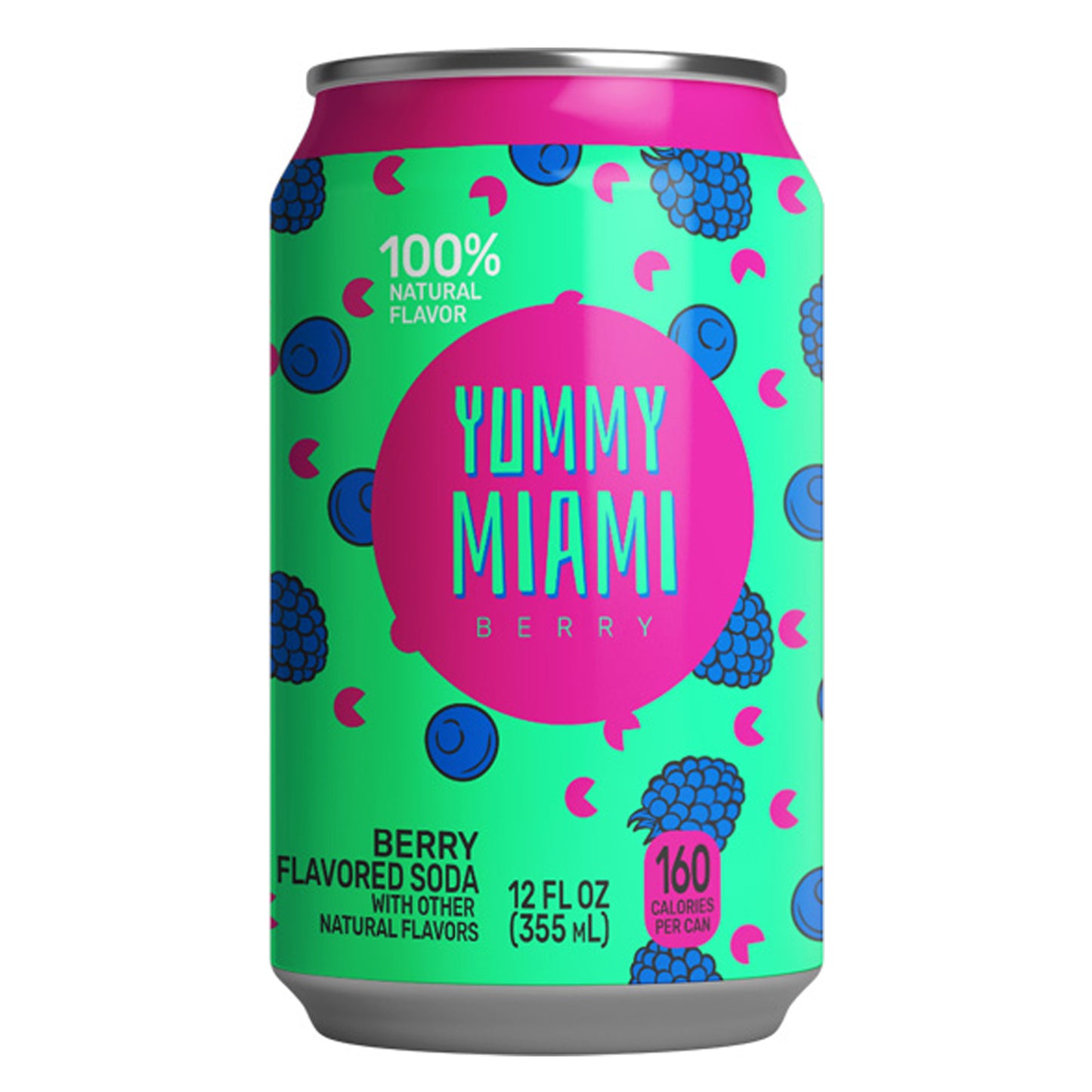 Yummy Miami Soda Berry | 24 x 355ml