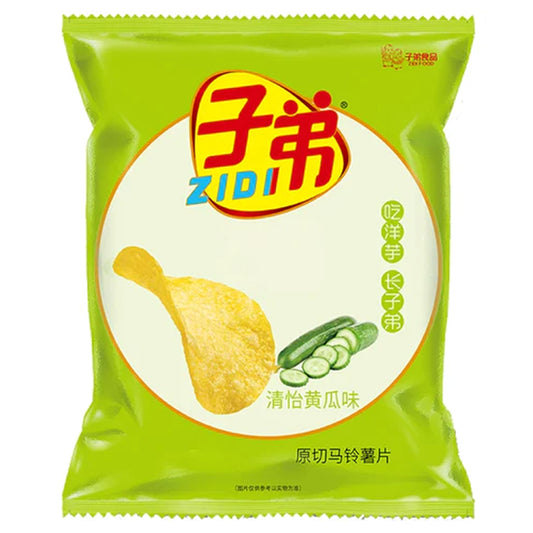 ZIDI Potato Chips Cucumber Flavor | 60 x 30g