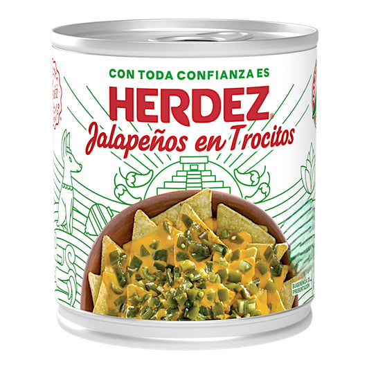 CHILE HERDEZ 2.9 KG JALAPENOS EN TROCITOS | 6 x 2.9kg