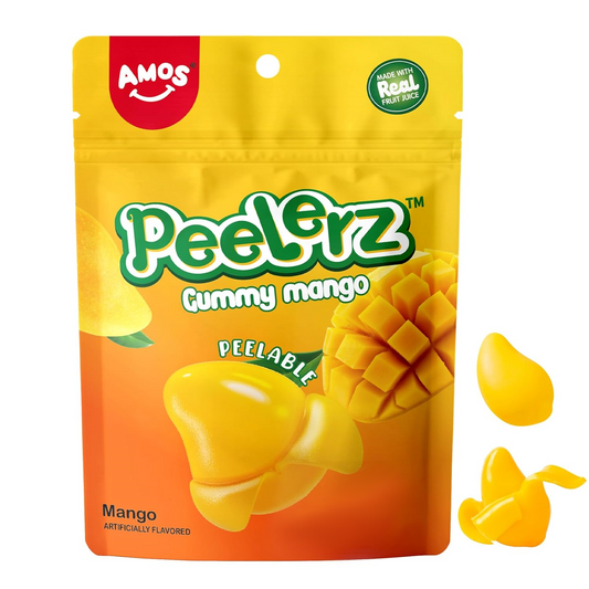 CANDY AMOS 65 GR PEELERZ GUMMY MANGO | 24 x 65g
