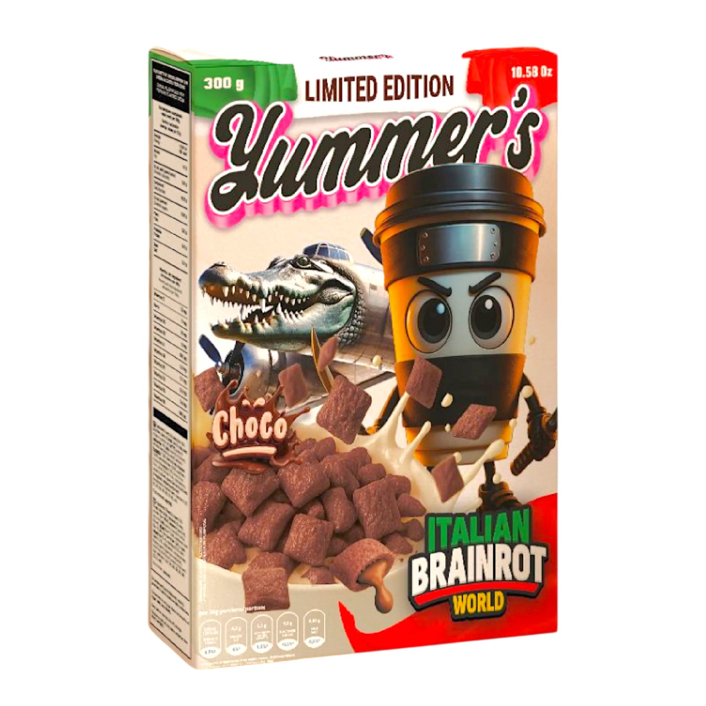BFCER YUMMERS 300 GR BRAINROT CHOCOLATE CEREAL (12 UN) | 12 x 300g