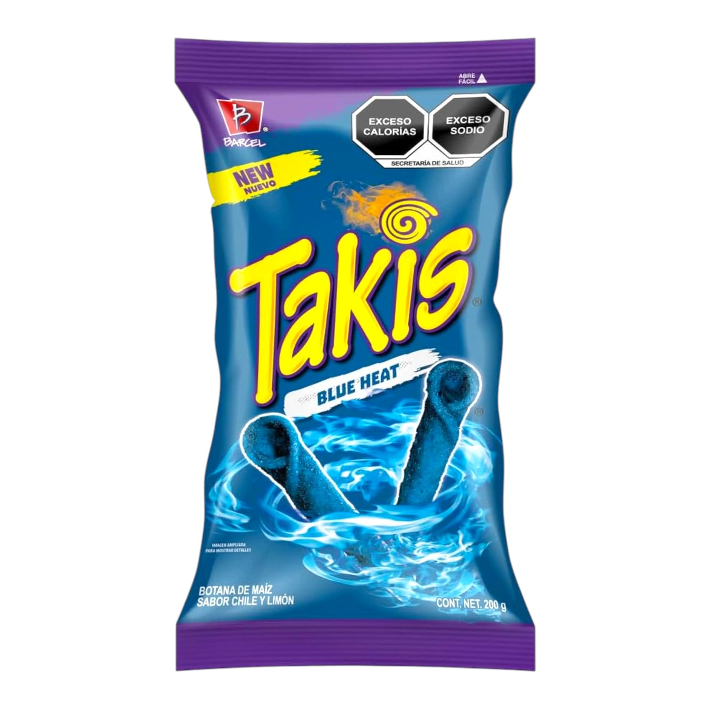 SNACK TAKIS 200 GR BLUE HEAT (MEX) | 16 x 200g