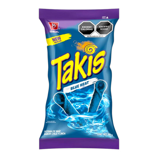 SNACK TAKIS 200 GR BLUE HEAT (MEX) | 16 x 200g