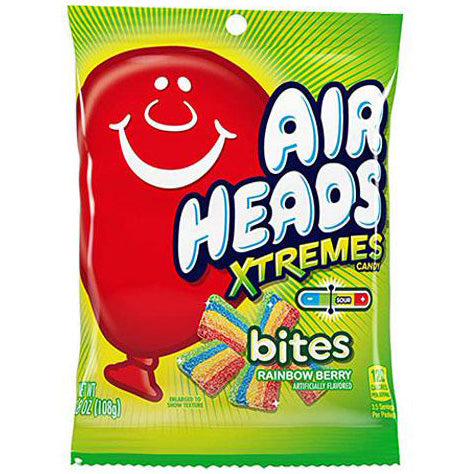 Airheads Xtremes Sour Rainbow Berry Bites | 12 x 170g