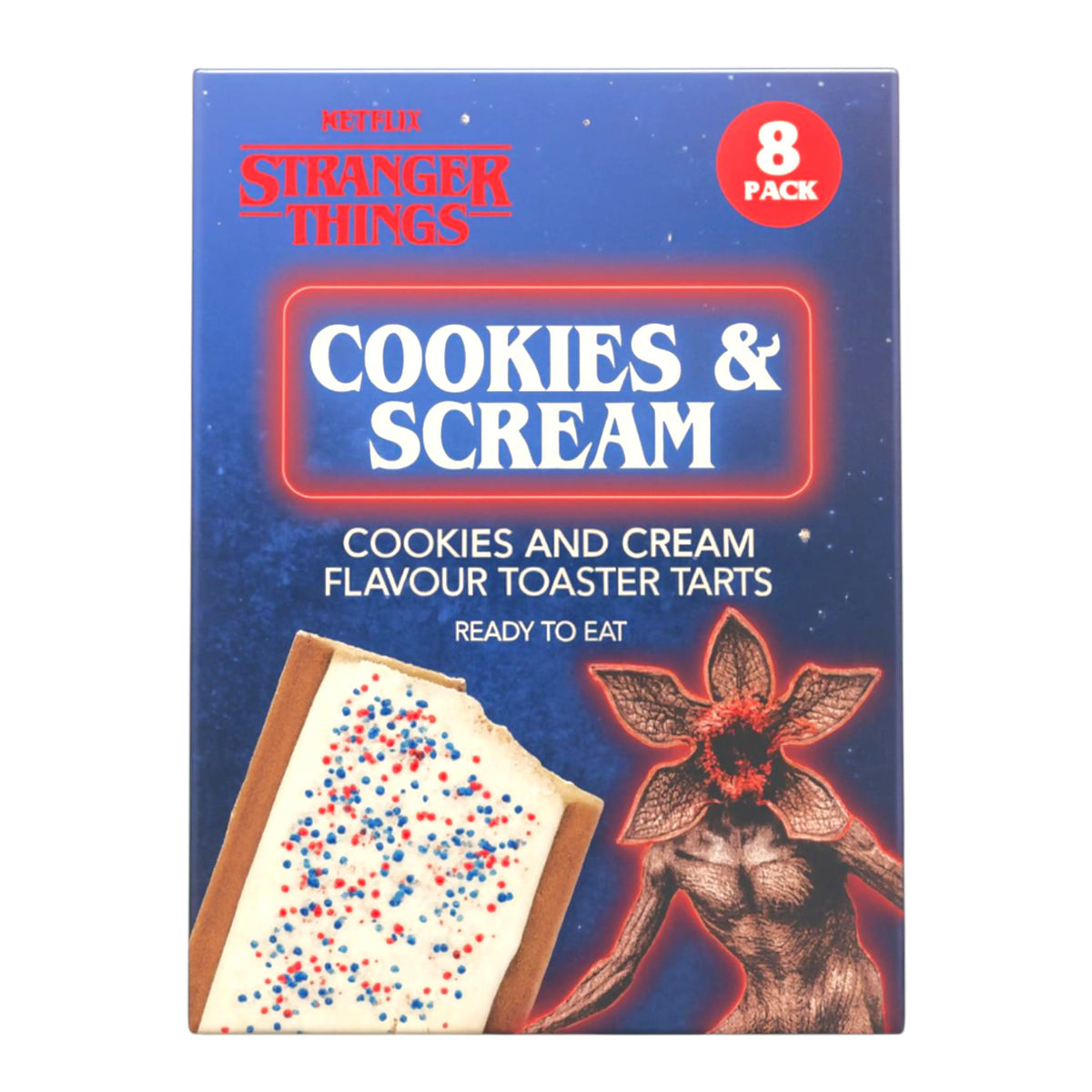 PASTR STRANGER THINGS 8 x 35 GR TOASTER TARTS COOKIES & CREAM | 9 x 8 x 35g
