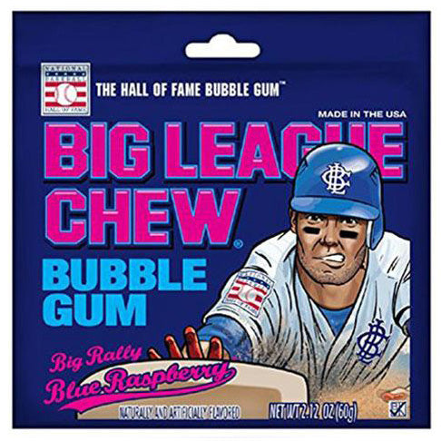 Big League Chew Blue Raspberry | 12 x 60g