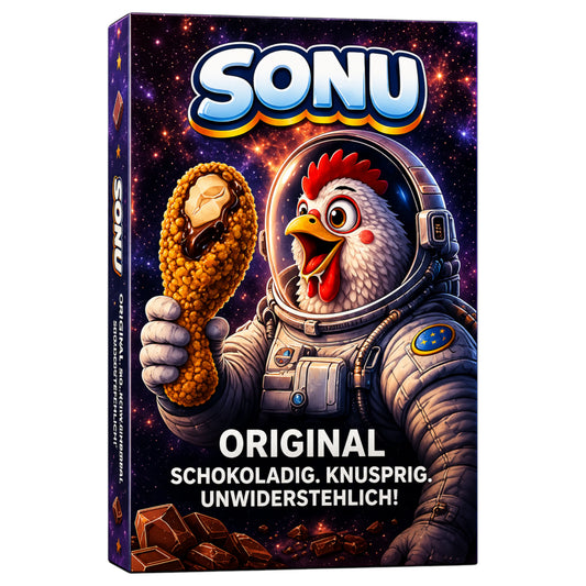 CANDY SONU 20 x 60 GR CRUNCH CRISPY CHICKEN CHOCOLATE | 4 x 20 x 60g
