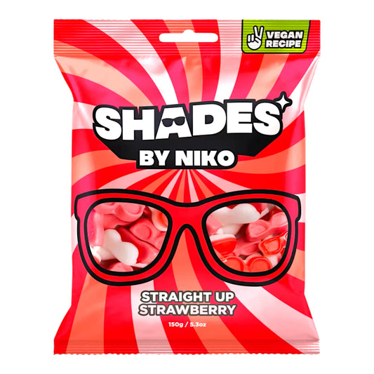 CANDY SHADES 150 GR STRAIGHT UP STRAWBERRY BY NIKO | 20 x 150g