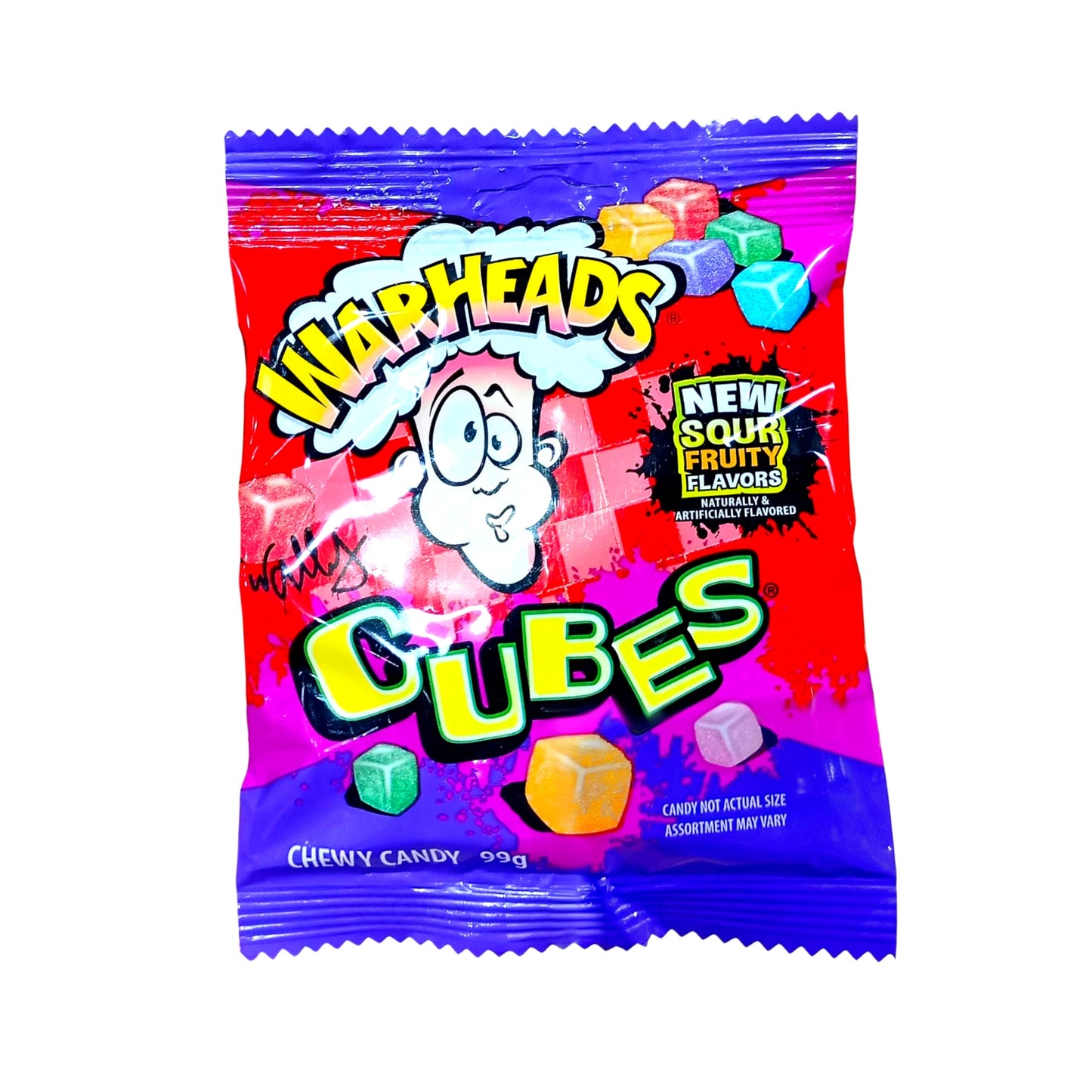 CANDY WARHEADS 99 GR WEDGIES PEG BAG (EU) | 12 x 99g