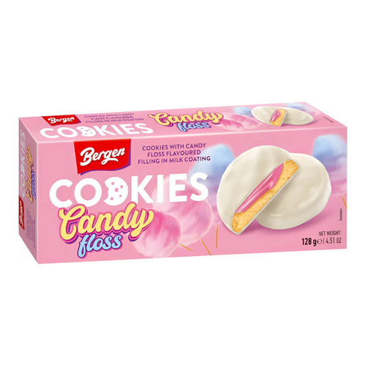 COOKI BERGEN 128 GR COOKIES CANDY FLOSS | 18 x 128g