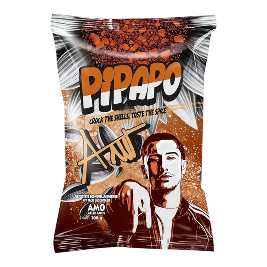 SNACK PIPAPO 100 GR SUNFLOWER SEEDS TACO | 30 x 100g