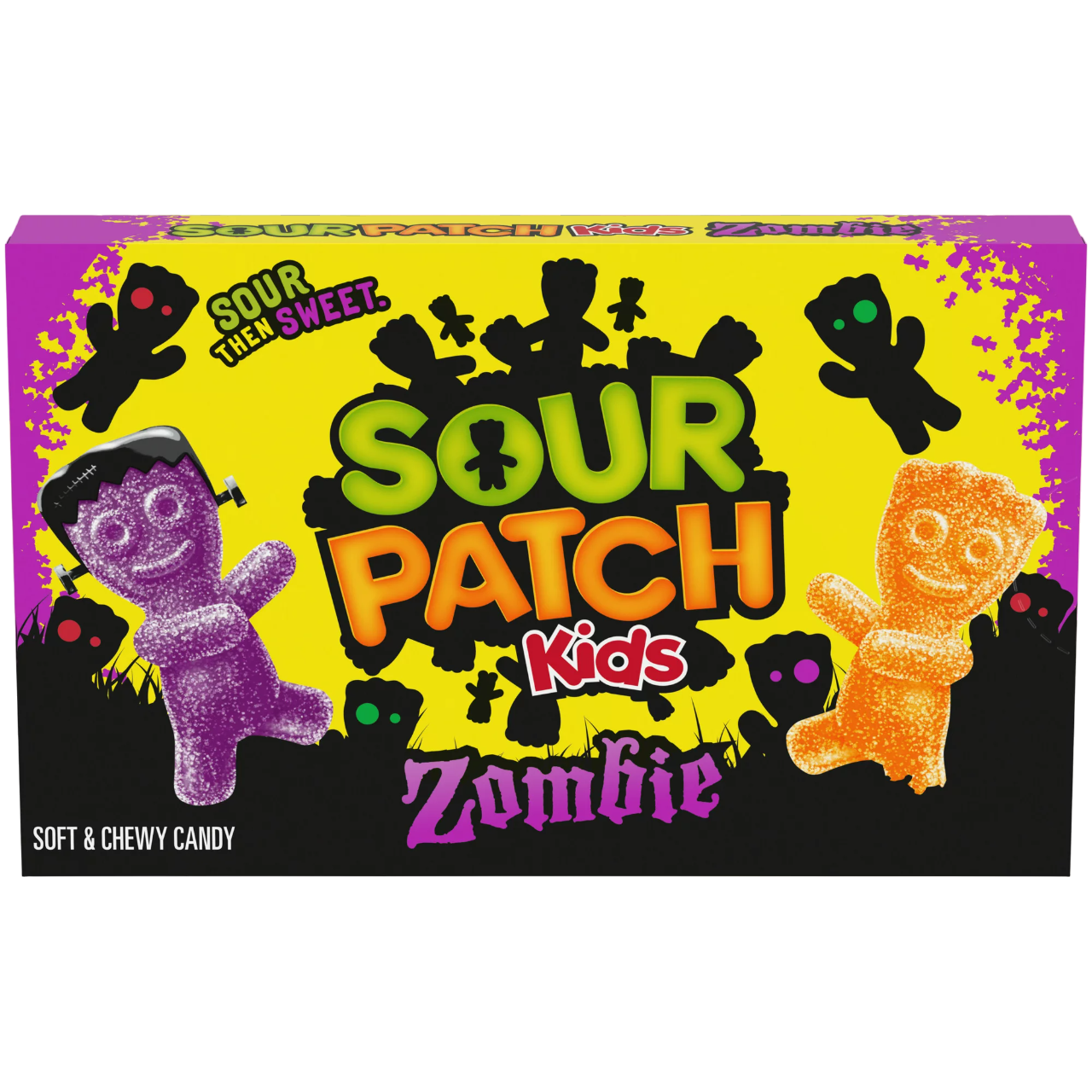 CANDY SOUR PATCH KIDS 99 GR ZOMBIE THEATER BOX HALLOWEEN | 12 x 99g