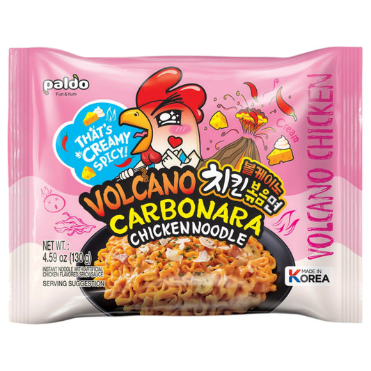 PDISH PALDO 4 x 130 GR VOLCANO CARBONARA NOODLES ASIAN | 8 x 4 x 130g