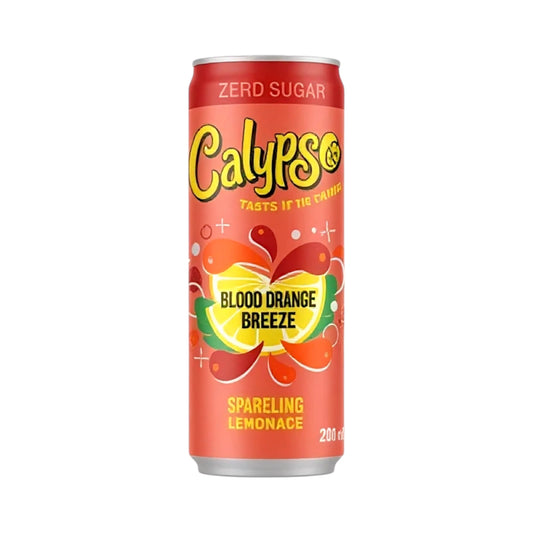 BEVER CALYPSO 330 ML BLOOD ORANGE BREEZE ZERO SUGAR (PFAND) | 12 x 330ml