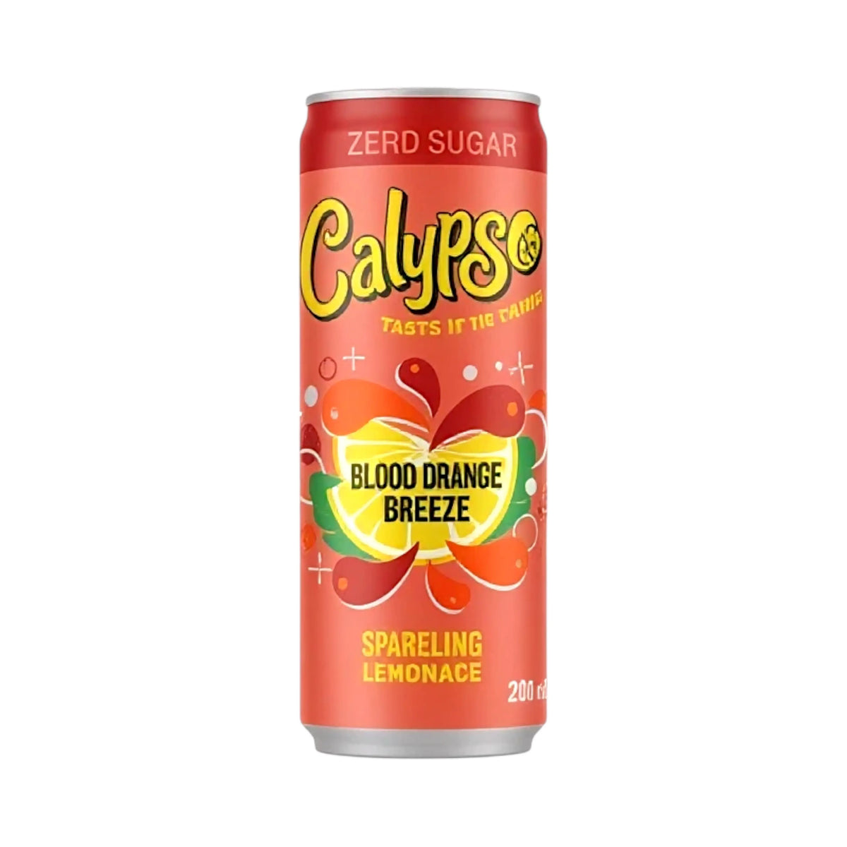 BEVER CALYPSO 330 ML BLOOD ORANGE BREEZE ZERO SUGAR (PFAND) | 12 x 330ml