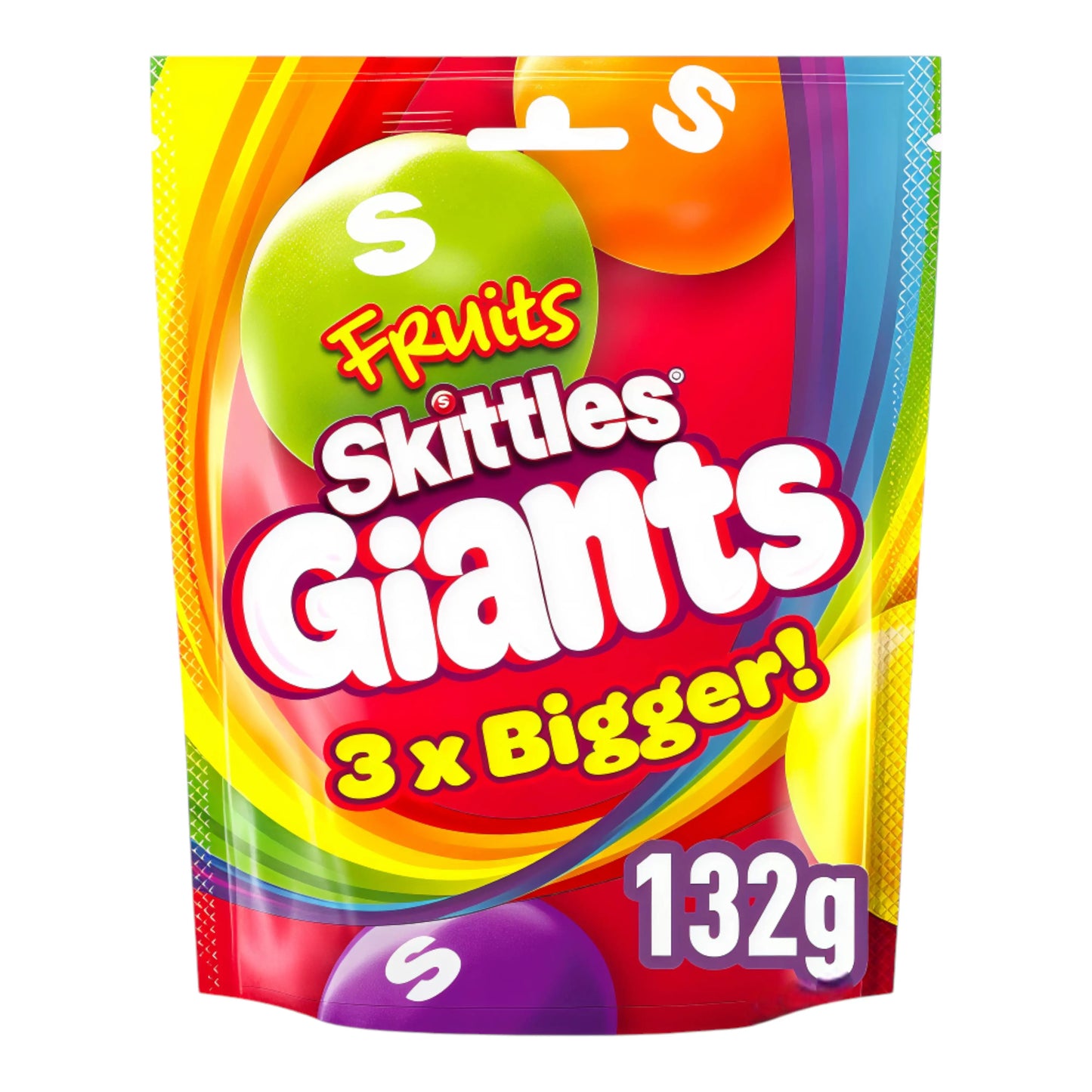 CANDY SKITTLES 132 GR FRUIT GIANTS | 15 x 132g