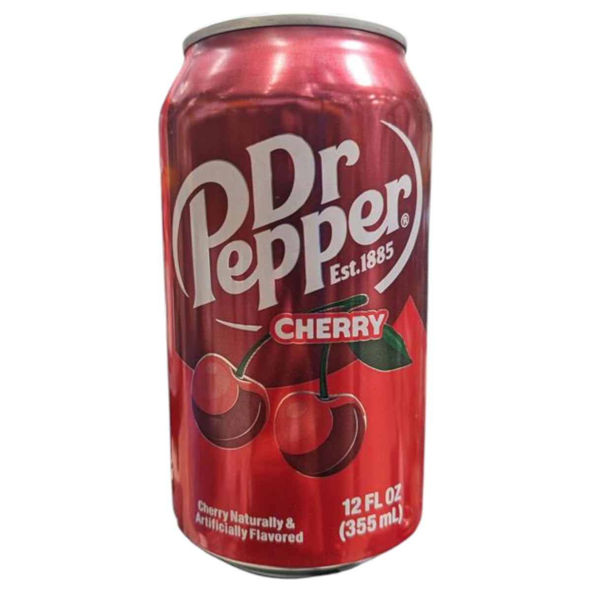 BEVER DR PEPPER 355 ML CHERRY (12 UN) | 12 x 355ml